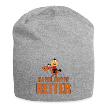 HOPPE, HOPPE REITER - REITEN - PFERD - TIERISCH - Jersey-Beanie - Grau meliert - Vorne