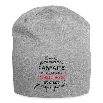 En Vrai Pas Parfaite Mais Directrice - Bonnet en jersey - gris chiné - Devant