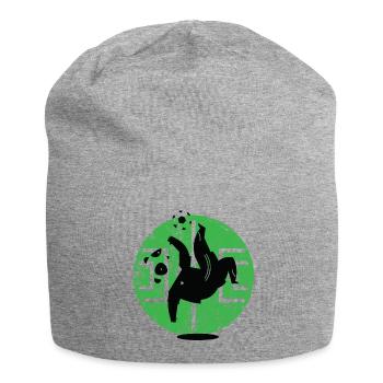 Fussball Panda - Jersey-Beanie - Grau meliert - Vorne