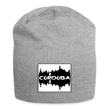 Cordoba Argentine Skyline Silhouette Travel Souven - Bonnet en jersey - gris chiné - Devant