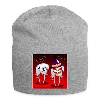 HALLOWEEN GHOSTS COSTUMES FOR COUPLES - CRUTCHES - Jersey Beanie - heather grey - Front