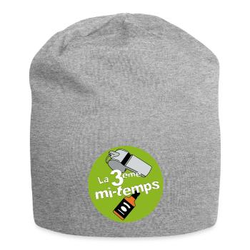 3 ème mi-temps - Bonnet en jersey - gris chiné - Devant