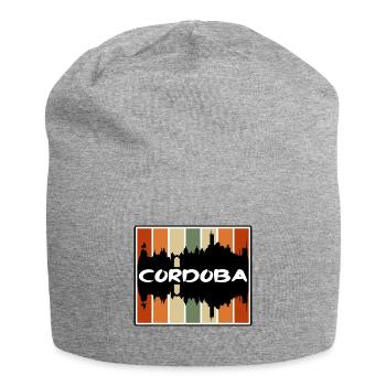 Cordoba Argentine Skyline Silhouette Travel Souven - Bonnet en jersey - gris chiné - Devant