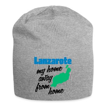 Lanzarote, mein zweites Zuhause - Jersey-Beanie - Grau meliert - Vorne