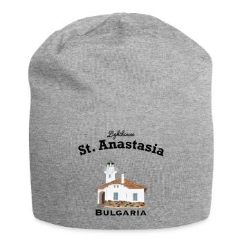 Bulgarien Leuchtturm Klosterinsel Sweta Anastasia - Jersey-Beanie - Grau meliert - Vorne