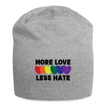 Homo Heart Lgbt Déclaration de sexualité Relation - Bonnet en jersey - gris chiné - Devant