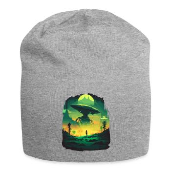 world ufo day - Jersey Beanie - heather grey - Front