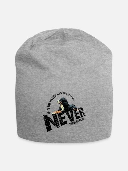 Berner Sennenhund - Jersey-Beanie - Grau meliert