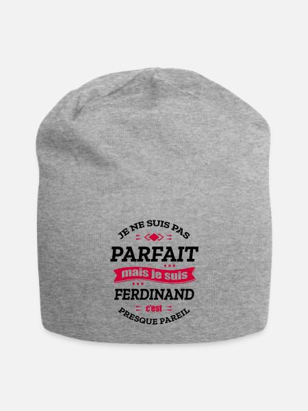 FERDINAND PARFAIT - PRENOM FERDINAND - Bonnet en jersey - gris chiné