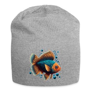 Poissons d’eau profonde - Bonnet en jersey - gris chiné - Devant