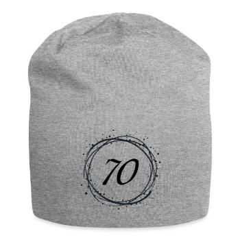 70 - Jersey Beanie - heather grey - Front
