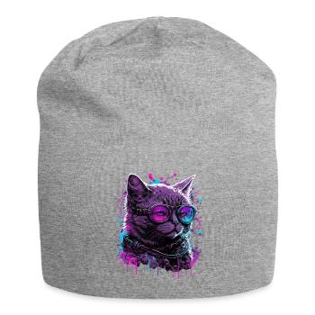 Vaporcat - Jersey-Beanie - Grau meliert - Vorne
