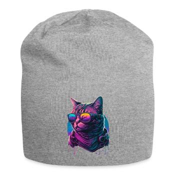 Analogique - Bonnet en jersey - gris chiné - Devant