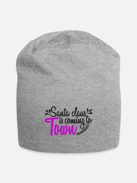 Santa - Jersey Beanie - heather grey