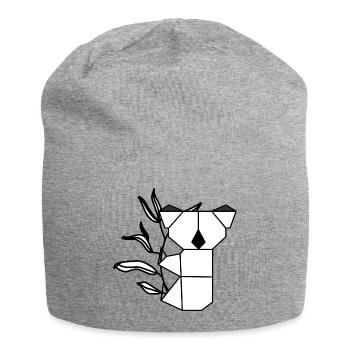 Koala auf Eukalyptus - Jersey-Beanie - Grau meliert - Vorne