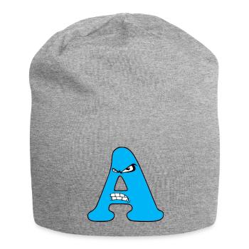 A - Bonnet en jersey - gris chiné - Devant