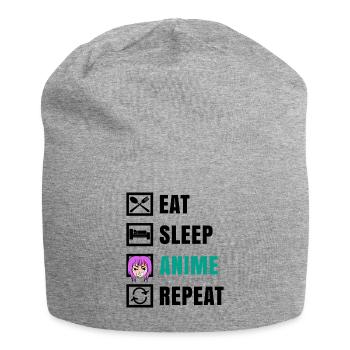 Asiatisch Japan Anemi Statement Manga Zeichentrick - Jersey-Beanie - Grau meliert - Vorne