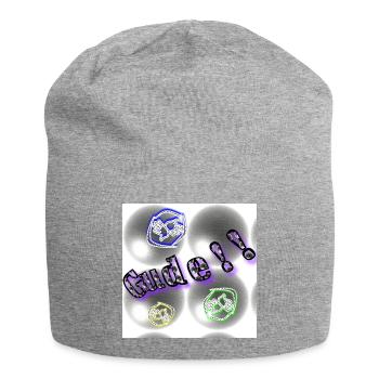 Gude!! - (Guten Tag) - Slang - Abbild - 2023 - Jersey-Beanie - Grau meliert - Vorne