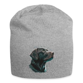 Wishing Labrador Retriever - Jersey Beanie - heather grey - Front