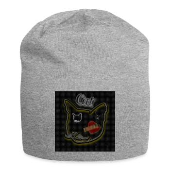 Cat - Image - 2023 - Jersey Beanie - heather grey - Front