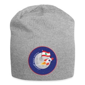 Agence spatiale libanaise - Bonnet en jersey - gris chiné - Devant