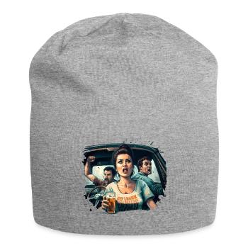 Breaking beer stereotypes - Jersey Beanie - heather grey - Front