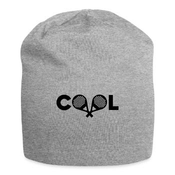 Cooler Spruch Padel Padelspiel Sportart Schläger - Jersey-Beanie - Grau meliert - Vorne