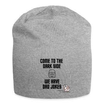 Venez du côté obscur, nous avons des blagues de papa - Bonnet en jersey - gris chiné - Devant