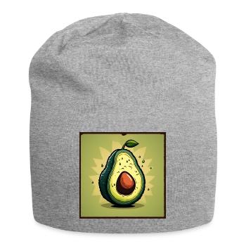 Avocado - Jersey Beanie - heather grey - Front