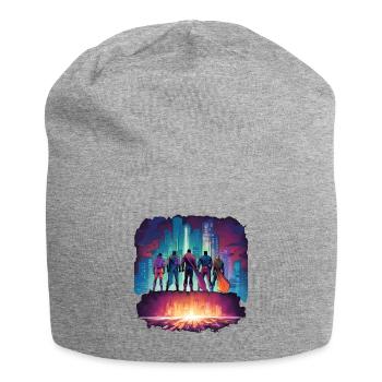 Superheroes - Jersey Beanie - heather grey - Front