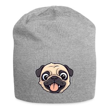 Carlin - Bonnet en jersey - gris chiné - Devant
