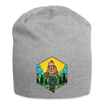 Hiking Hikers Mountaineering Hiking Mountain Hiking - Jersey Beanie - heather grey - Front