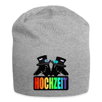 HOCHZEIT HUNDE VIELFALT - Jersey-Beanie - Grau meliert - Vorne