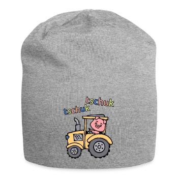 L’agriculture de tracteurs dit agriculteur de machines agricoles - Bonnet en jersey - gris chiné - Devant
