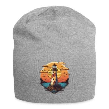 Lumière de guidage - Bonnet en jersey - gris chiné - Devant