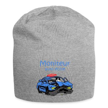Moniteur auto-école - Bonnet en jersey - gris chiné - Devant