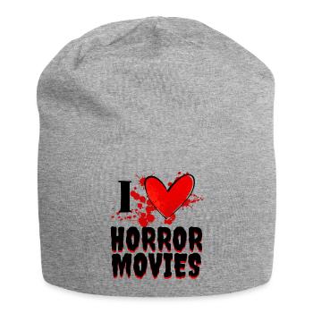 I Love Movie Statement Movies Heart Cinema Series - Jersey Beanie - heather grey - Front