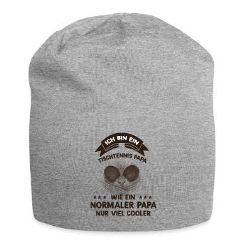 Ich bin ein Tischtennis Papa - Jersey-Beanie - Grau meliert - Vorne