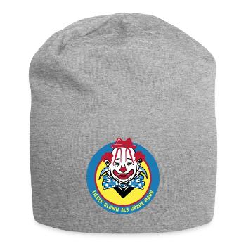 Clown Design - Jersey-Beanie - Grau meliert - Vorne