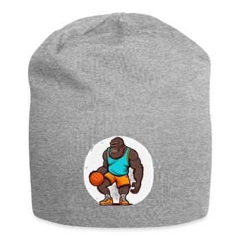Basket-Gorilla - Jersey Beanie - heather grey - Front