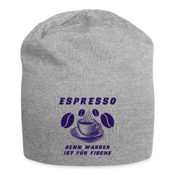 Espresso Design - Jersey-Beanie - Grau meliert - Vorne