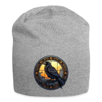 Rabe - Jersey-Beanie - Grau meliert - Vorne