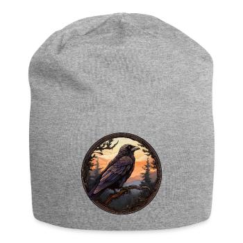 Rabe - Jersey-Beanie - Grau meliert - Vorne
