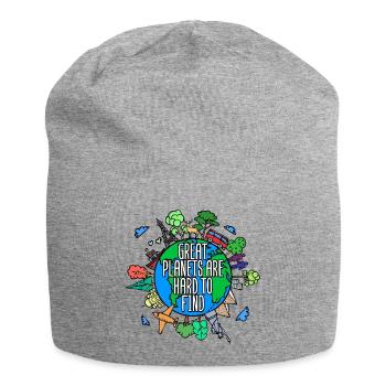 Tree Earth Planet Statement Nature Conservation Nature - Jersey Beanie - heather grey - Front