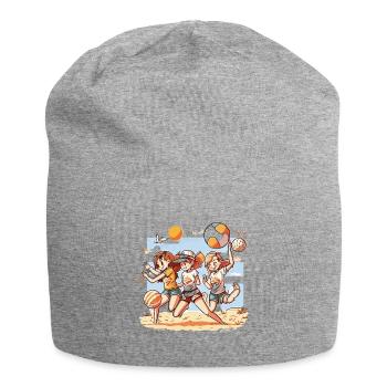 Serve and Beach - Jersey Beanie - heather grey - Front