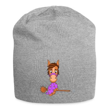 PFERD - HEXE - PONY - Jersey-Beanie - Grau meliert - Vorne