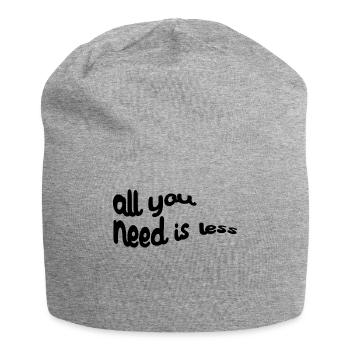 Earth Nature Conservation Statement Environmental Protection Environment - Jersey Beanie - heather grey - Front
