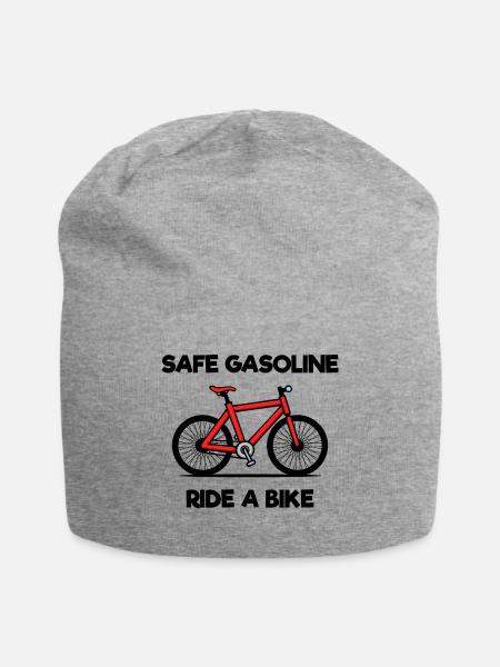 Nachhaltigkeit Umweltfreundlich Umwelt Statement - Jersey-Beanie - Grau meliert