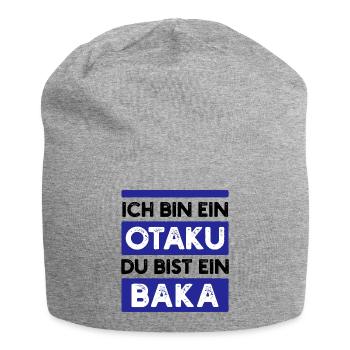 Japanese Statement Manga Comic Anime Animation - Jersey Beanie - heather grey - Front