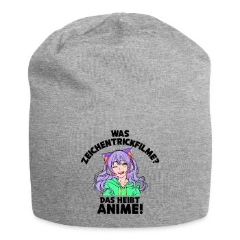 Anime Statement Zeichentrick Animation Comic Manga - Jersey-Beanie - Grau meliert - Vorne